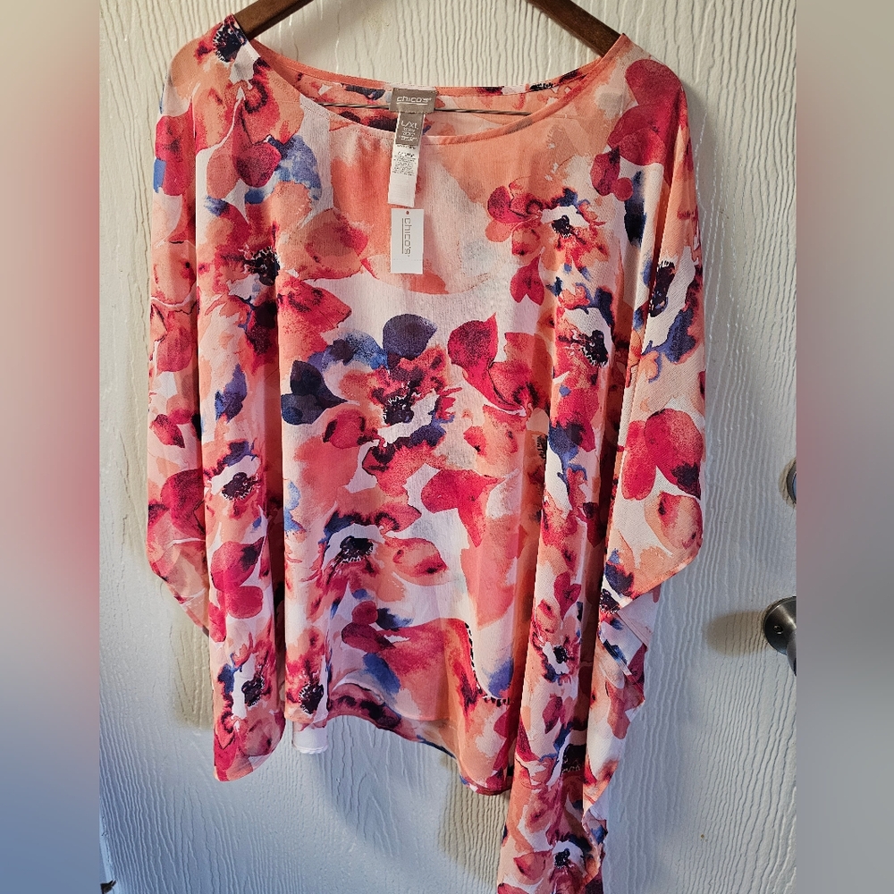 Chico's Sheer Topper